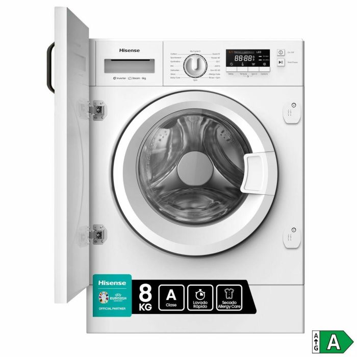 Lavadora Hisense WF3M841BWIES 59,5 cm 1400 rpm 8 kg 8