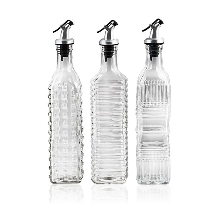 Prx Aceitera Vidrio 500Ml C/Tapon 3-Sur La M (24 Unidades) 8