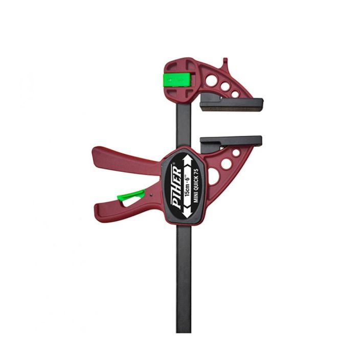 Piher Sargento mini quick 30cm ref. 52430 - Fuerza máxima 75kg, reversible con un clic, cabezales de nylon y fibra de vidrio 0 Piher Sargento mini quick 30cm ref. 52430 - Fuerza máxima 75kg, reversible con un clic, cabezales de nylon y fibra de vidrio 0