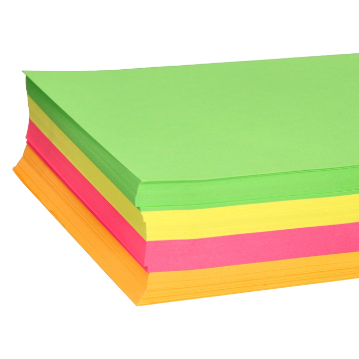 Liderpapel Papel Color DIN A4 75 gr Neón Surtido Paquete 500 Hojas 6 Liderpapel Papel Color DIN A4 75 gr Neón Surtido Paquete 500 Hojas 6