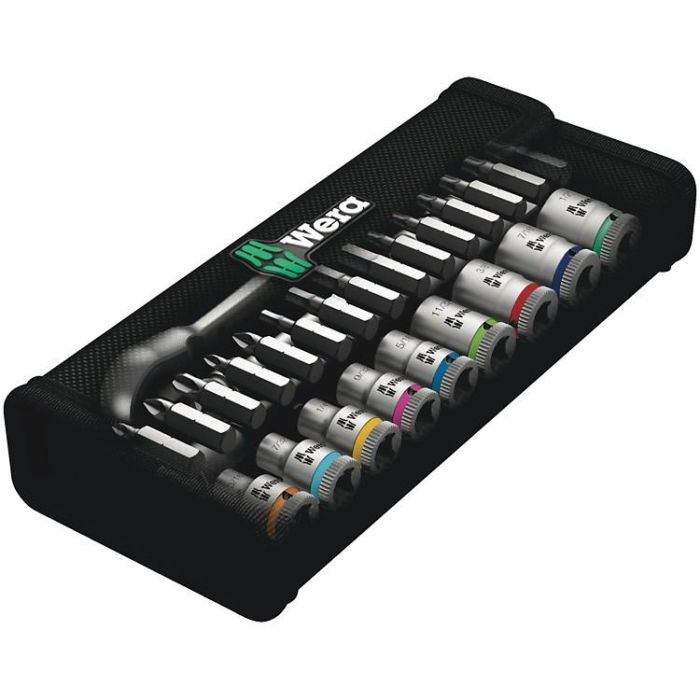 Wera 8100 SA 11 Zyklop Knarren- Satz. Umschalth.. 1/4 .zllig 1