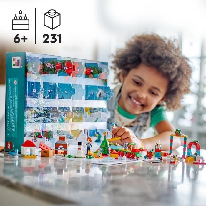 LEGO Friends 41758 Calendario de Adviento 2023, con 24 obsequios que incluyen 8 figuras de animales, 2 minimuñecos, regalo de Navidad 5