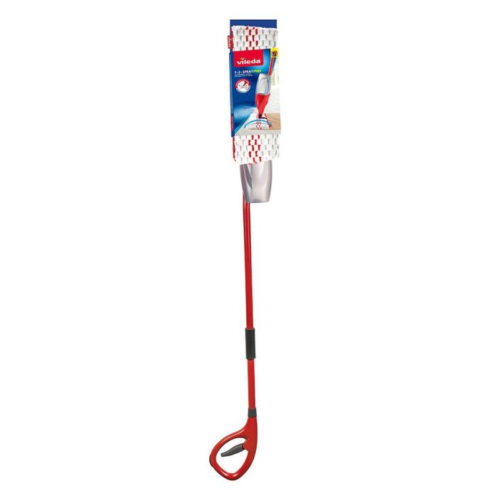 Vileda Sistema de Fregado 1-2 Spray Max, Fregado Rápido sin Cubo, Elimina +99% Bacterias, Depósito 600ml, Cabezal Giratorio 180° 1 Vileda Sistema de Fregado 1-2 Spray Max, Fregado Rápido sin Cubo, Elimina +99% Bacterias, Depósito 600ml, Cabezal Giratorio 180° 1
