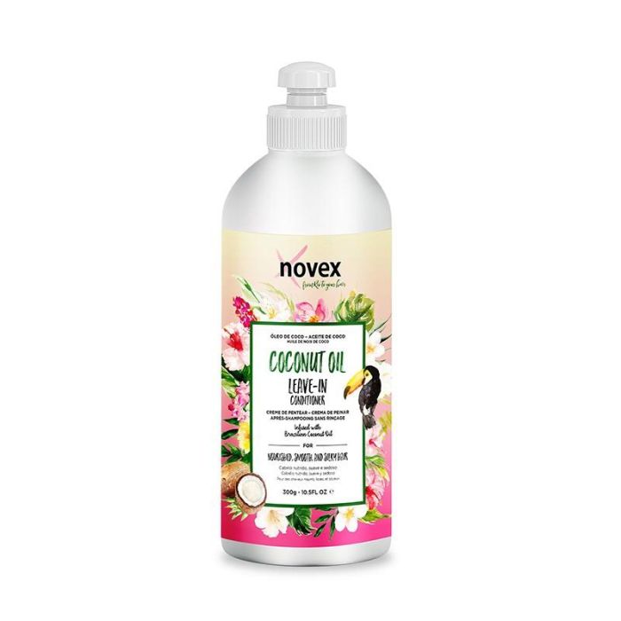 Novex Coconut Oil Leave-In Conditioner 300g - Nutrición, Sedosidad y Control de Frizz para Todo Tipo de Cabello Novex Coconut Oil Leave-In Conditioner 300g - Nutrición, Sedosidad y Control de Frizz para Todo Tipo de Cabello