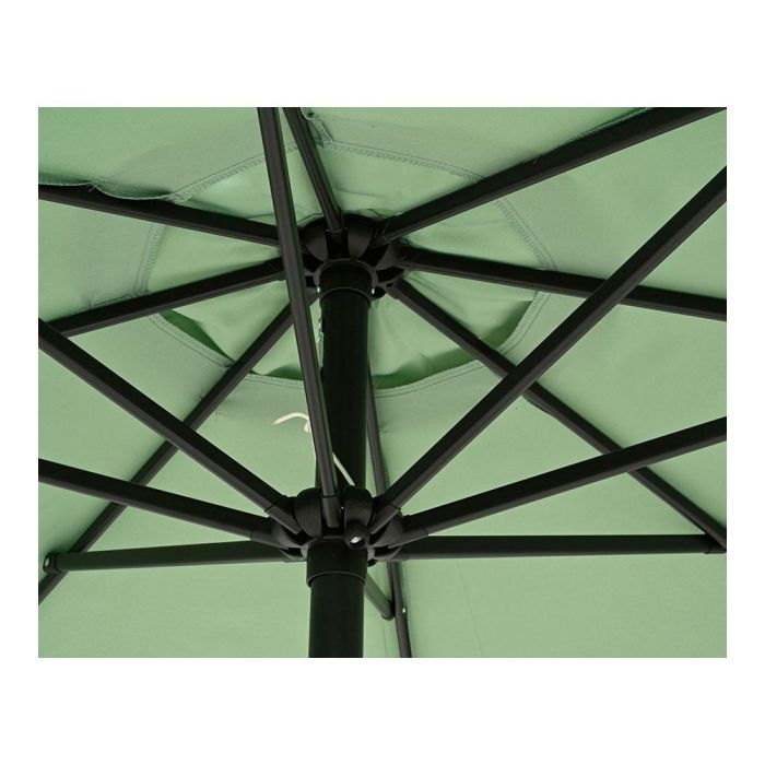 Sombrilla verde de poliéster, para jardín, terrazas, etc 2