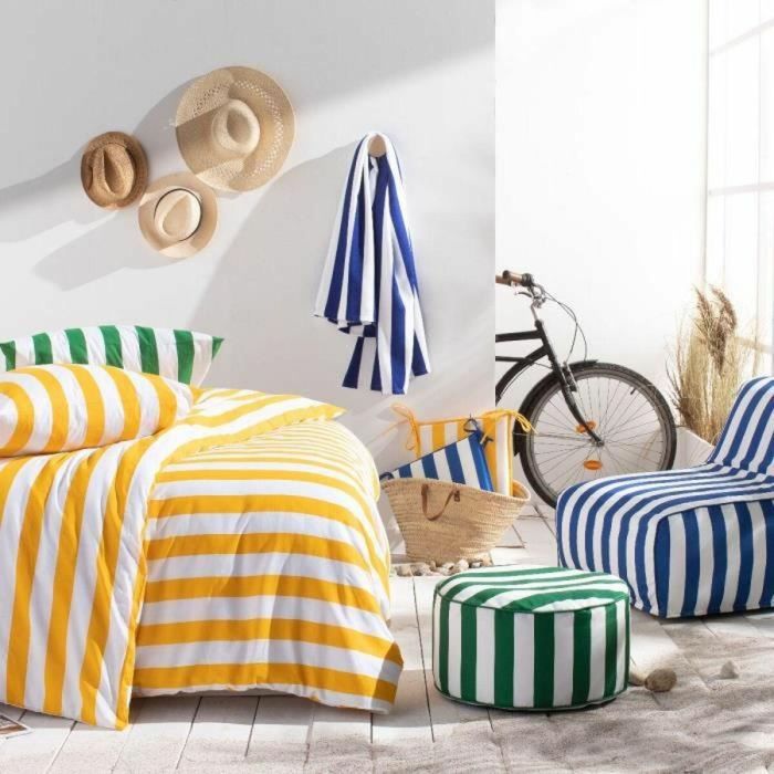 Set de cama - Today Summer Stripes - 240x220 cm - 2 personas - Algodón impreso apresurado 1