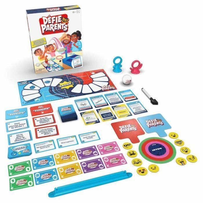 Spin Master Desafía a tus padres - Juego de mesa familiar SPI6074063, a partir de 6 años 4