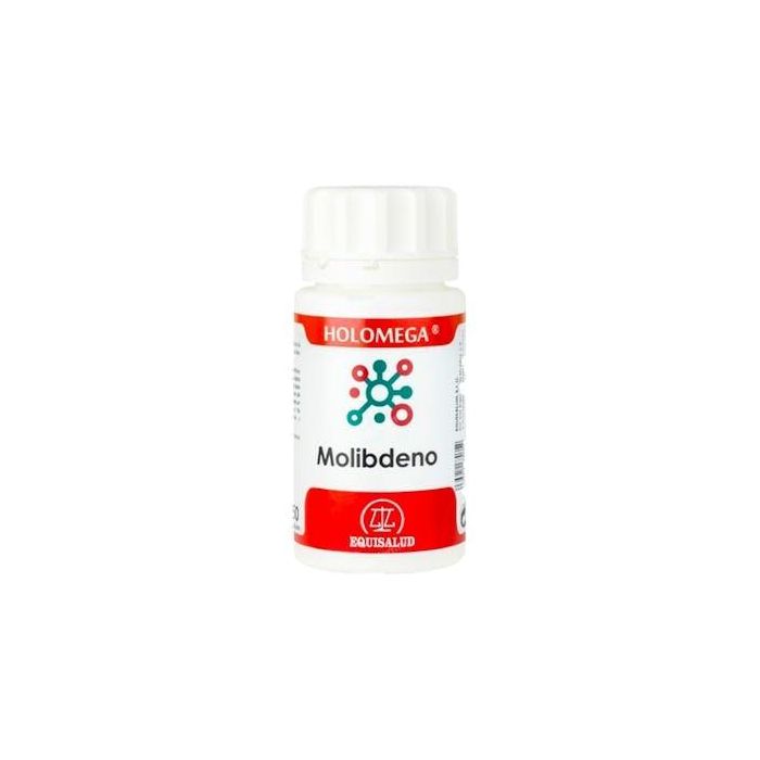 Holomega Molibdeno 500 µg 50 Cápsulas. Oligoelemento esencial para el metabolismo de aminoácidos y purinas.