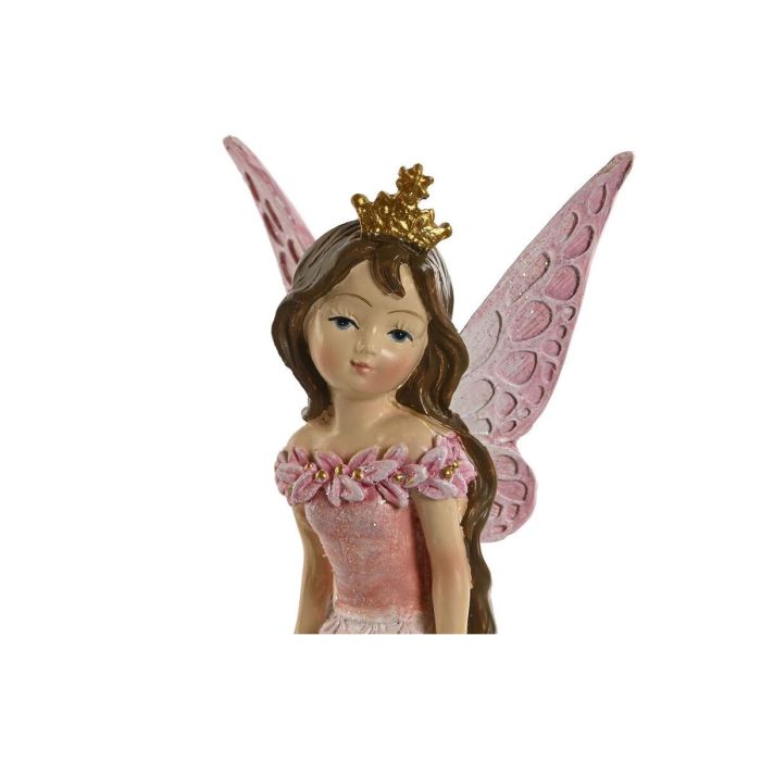 Figura Shabby DKD Home Decor Rosa 6 x 18.5 x 8 cm 2