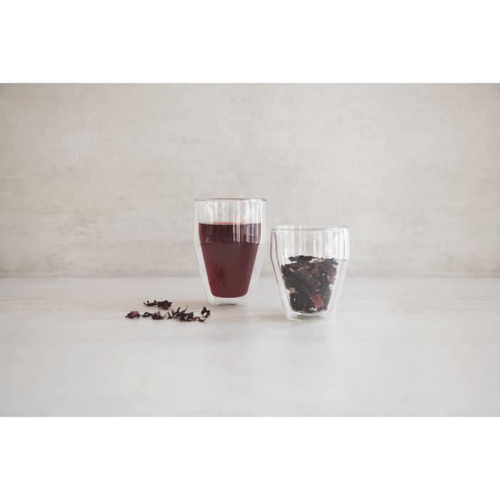 Juego de 6 vasos térmicos - BODUM - Titlis - Doble pared - 0,35 l - Transparente 3 Juego de 6 vasos térmicos - BODUM - Titlis - Doble pared - 0,35 l - Transparente 3