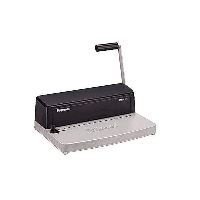 Fellowes Metal 25 Click binding machine 450 hojas Negro, Gris 1