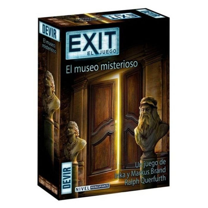 Devir Juego EXIT El Museo Misterioso, Juego de Mesa para 1-6 Jugadores, Edad Mínima 10 Años, Español