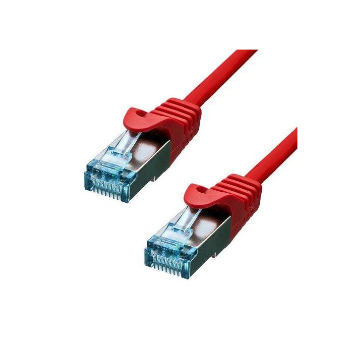 ProXtend Cable Ethernet CAT6A S/FTP CU LSZH 30cm, Conectores Oro 50µ, Cobre Puro AWG26, Soporte PoE+, Antienganches