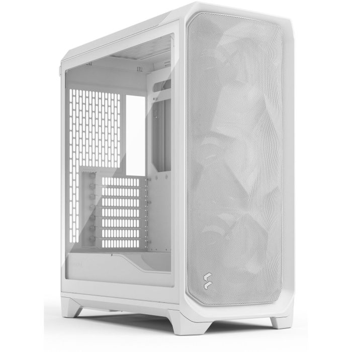 Fractal Design Caja ATX Meshify 3 White TG Clear Tint FD-C-MES3A-04 Torre Gaming con Ventana y Refrigeración de Alto Rendimiento Color Blanco
