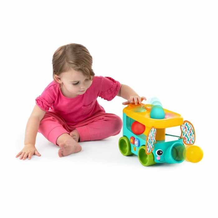 Bright Starts BRI0074451168275 Autobús Safari Elefantes Lanzador Tobogán Pelotas, 3 Pelotas, Luz, +30 Canciones y Melodías, 6+ meses 12 Bright Starts BRI0074451168275 Autobús Safari Elefantes Lanzador Tobogán Pelotas, 3 Pelotas, Luz, +30 Canciones y Melodías, 6+ meses 12