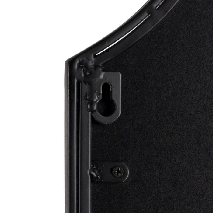 Espejo Negro Metal-Cristal Decoración 80 X 2 X 180 cm