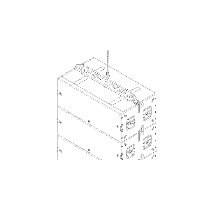 JBLPRO Barra de Suspensión 131.8 x 7.5 x 13.3 cm