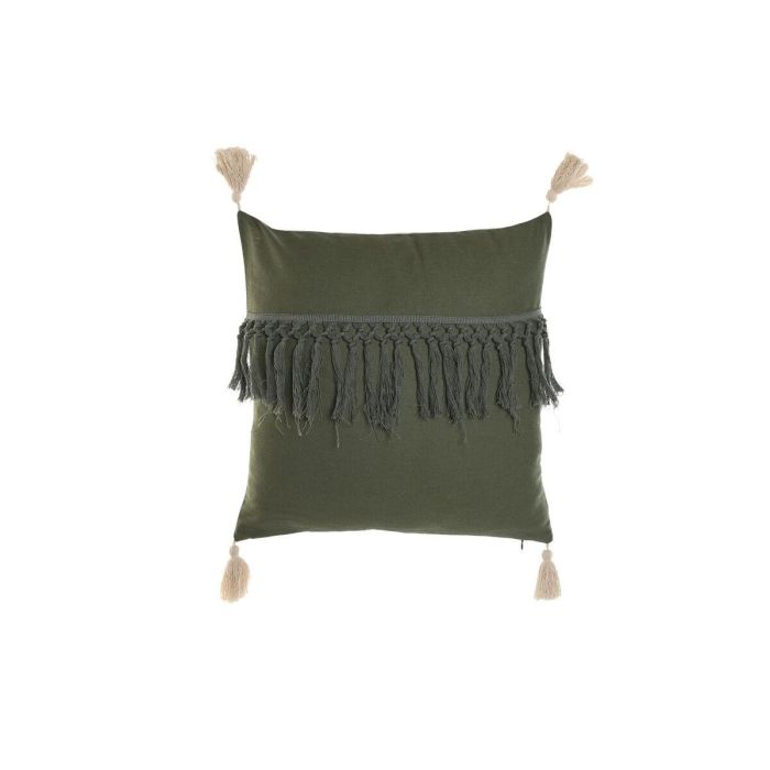 Cojin Boho DKD Home Decor Verde 15 x 45 x 45 cm