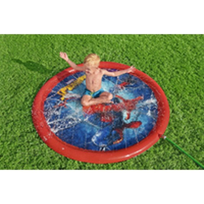 Juguete Aspersor Rociador de Agua Bestway Spiderman Ø 165 cm Plástico 2