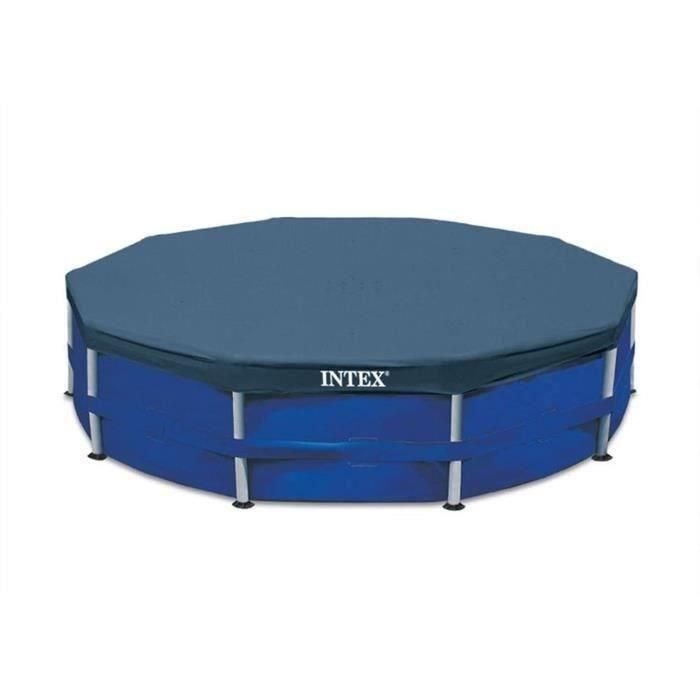 Intex Cubierta Protectora para Piscina Tubular Redonda de 3,05m de Diámetro | Mantiene el Agua Limpia y Pura con Rejilla de Drenaje 2 Intex Cubierta Protectora para Piscina Tubular Redonda de 3,05m de Diámetro | Mantiene el Agua Limpia y Pura con Rejilla de Drenaje 2