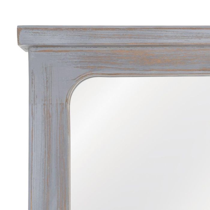 Espejo Gris Madera Paulonia Decoración 80 X 7 X 170 cm