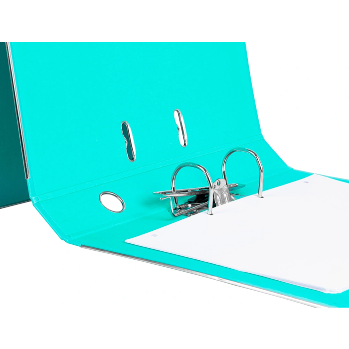 Liderpapel Archivador de Palanca Documenta Folio Forrado PVC Rado con Compresor Lomo 52 mm Verde Claro 9