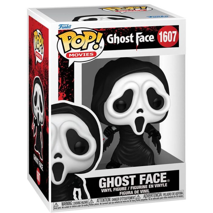 Funko 80696 Pop! Movies Ghostface Scream - Figura Coleccionable de Vinilo 9,5 cm 1 Funko 80696 Pop! Movies Ghostface Scream - Figura Coleccionable de Vinilo 9,5 cm 1