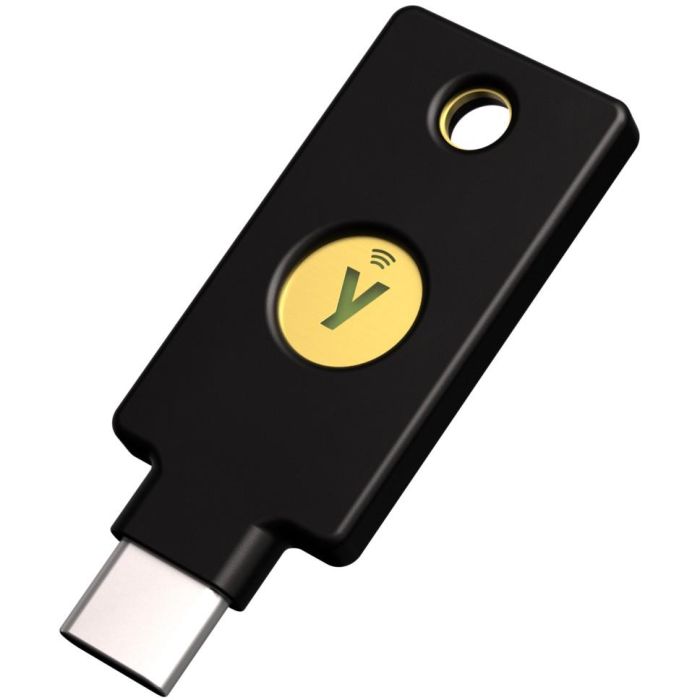 Yubico Security Key C NFC U2F FIDO2 - Clave de Seguridad USB-C para Google, Microsoft, AWS, Duo, Keeper, 1Password, Bitwarden IP68
