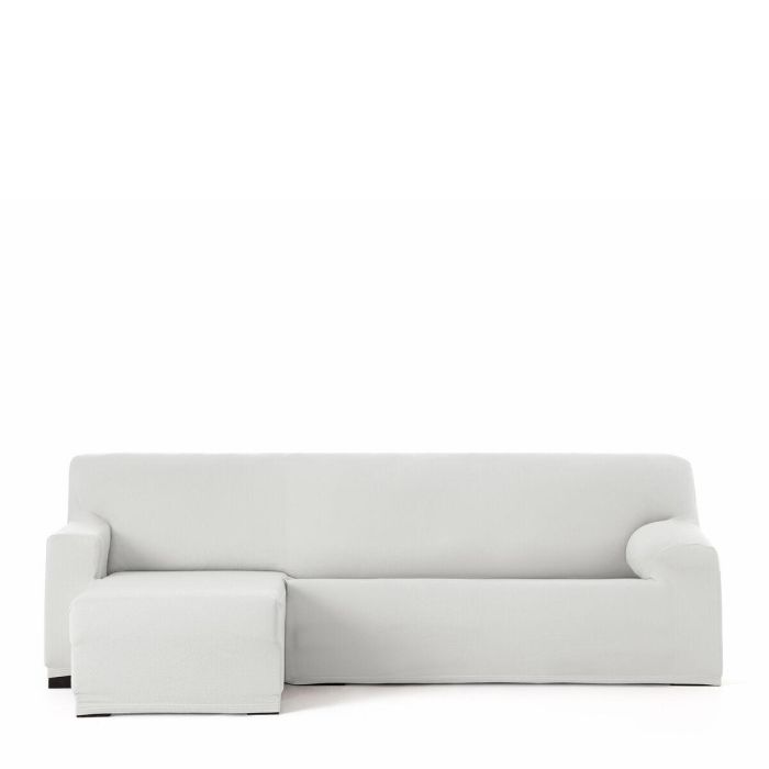 Funda para chaise longue de brazo corto izquierdo Eysa BRONX Blanco 110 x 110 x 310 cm