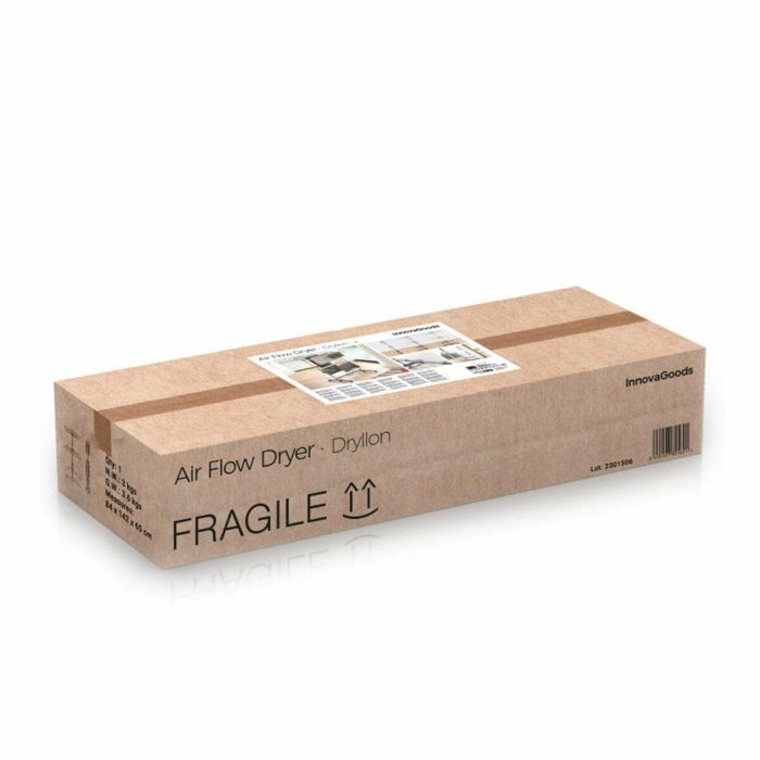Tendedero Eléctrico Plegable con Flujo de Aire Natural Dryllon InnovaGoods 24 W 12 barras 1 Tendedero Eléctrico Plegable con Flujo de Aire Natural Dryllon InnovaGoods 24 W 12 barras 1