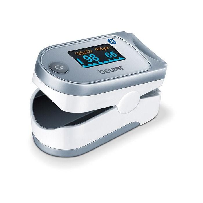 Beurer PO-60 Pulsioxímetro con Bluetooth para medir oxígeno en sangre y frecuencia cardiaca Beurer PO-60 Pulsioxímetro con Bluetooth para medir oxígeno en sangre y frecuencia cardiaca