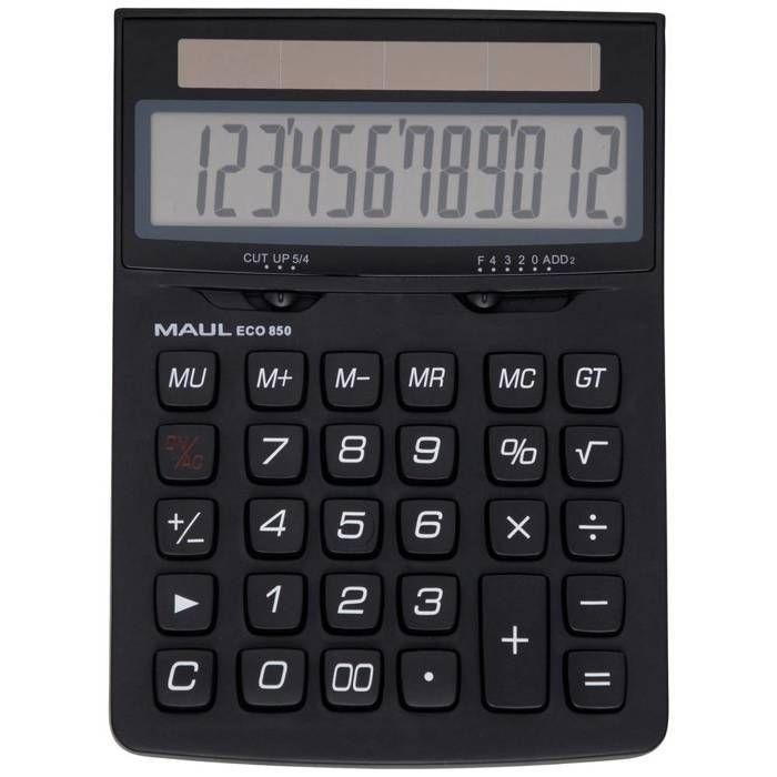 Calculadora de escritorio - MAUL - ECO 850 - 12 dígitos - Negra 0 Calculadora de escritorio - MAUL - ECO 850 - 12 dígitos - Negra 0