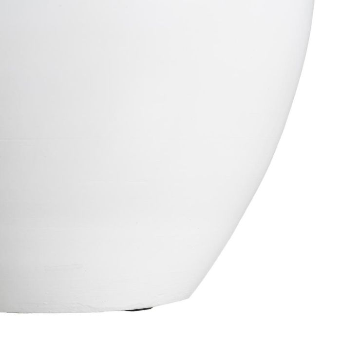 Jarrón Blanco Terracota Decoración 29 X 31 X 30 cm