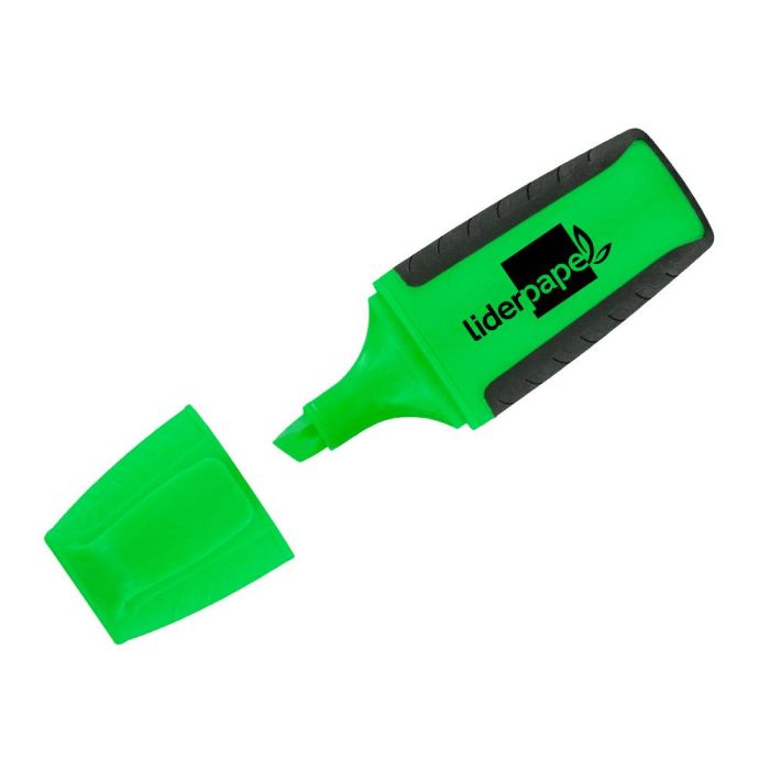 Rotulador Liderpapel Mini Fluorescente Verde 12 unidades 1