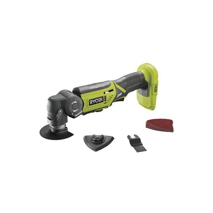 Ryobi R18MT-0 ONE+ Multitool a Batería para Desbastado, Lijado y Serrado