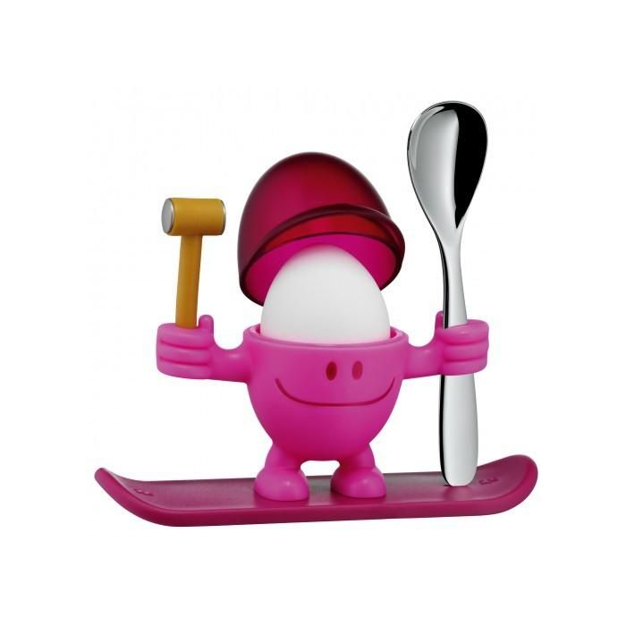 WMF 0616687400 McEgg Eierbecher mit Löffel, pink 1 WMF 0616687400 McEgg Eierbecher mit Löffel, pink 1