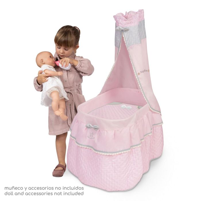 Decuevas Moisés para Muñecas de hasta 60 cm - Cuna de Juguete Infantil para Niños y Niñas con Edad Recomendada 3 Años 1 Decuevas Moisés para Muñecas de hasta 60 cm - Cuna de Juguete Infantil para Niños y Niñas con Edad Recomendada 3 Años 1