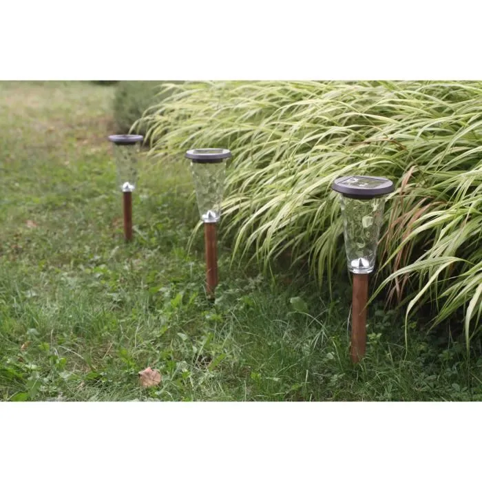 Canopo Set de 3 Balizas Solares 20 Lúmenes Beige 3