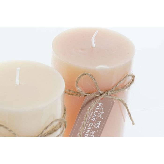 Vela Basicos DKD Home Decor Crema Beige 6.5 x 10 x 6.5 cm (12 Unidades) 2 Vela Basicos DKD Home Decor Crema Beige 6.5 x 10 x 6.5 cm (12 Unidades) 2