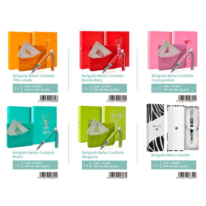 Belius Expositor Lote Bolígrafo 36 Piezas 3 Niveles MDF 600x420x750 mm 3