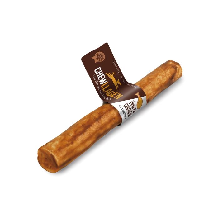 Chewllagen Masticable de Colágeno para Perros Sabor Pollo, 25 cm - Articulaciones, Piel, Pelaje, Digestión (Pack 15 Uds) 1