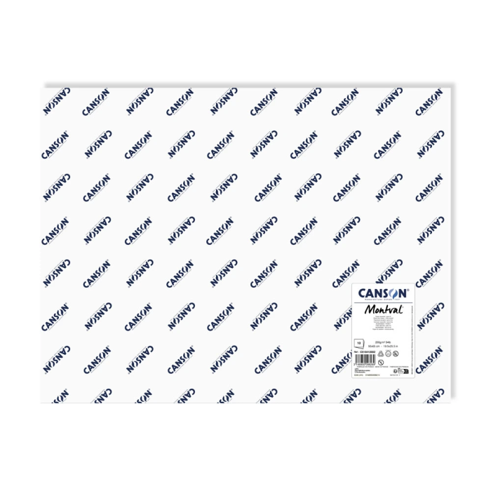 Montval Papel Acuarela Montval 50x65 cm 200 gr Unidad 1