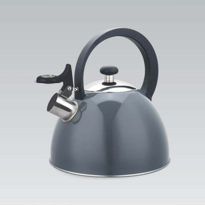 Tetera Feel Maestro MR-1302-GREY Negro Gris Acero Inoxidable 2,5 L 3 Tetera Feel Maestro MR-1302-GREY Negro Gris Acero Inoxidable 2,5 L 3
