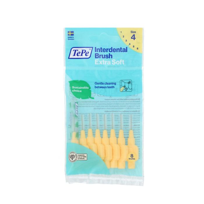 Cepillos interdentales Tepe Amarillo 0,7 mm Supersuave (8 Piezas) Cepillos interdentales Tepe Amarillo 0,7 mm Supersuave (8 Piezas)