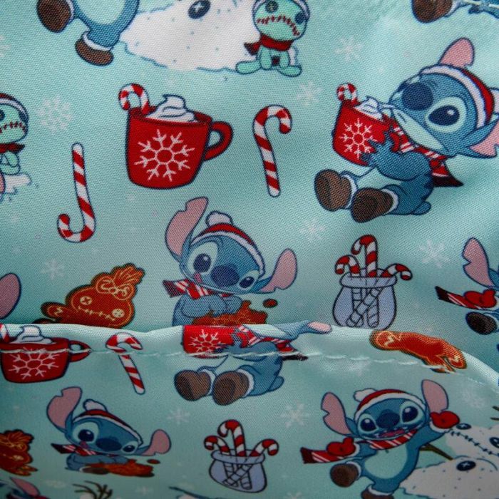 Bolso glitter Holiday Stitch Disney Loungefly 5