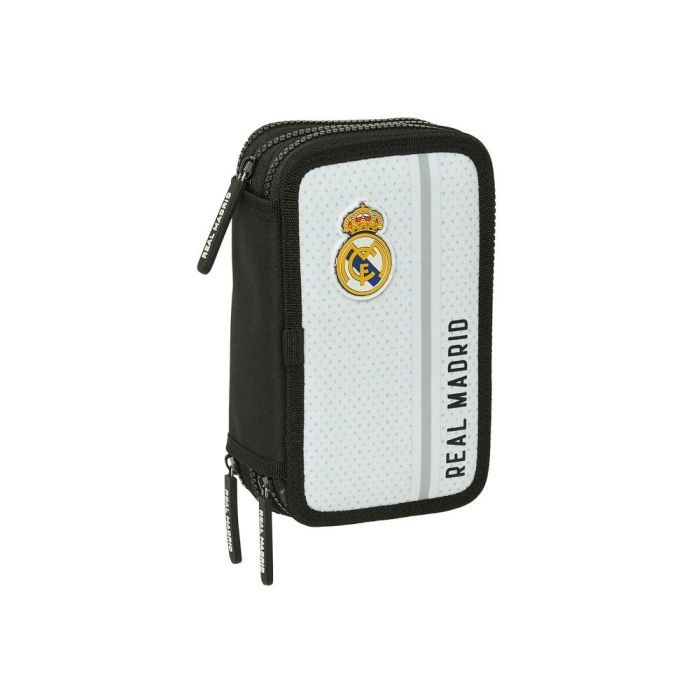 Plumier Escolar Safta Triple 36 Piezas Real Madrid 1 Equipacion 24-25 195x125x55 mm