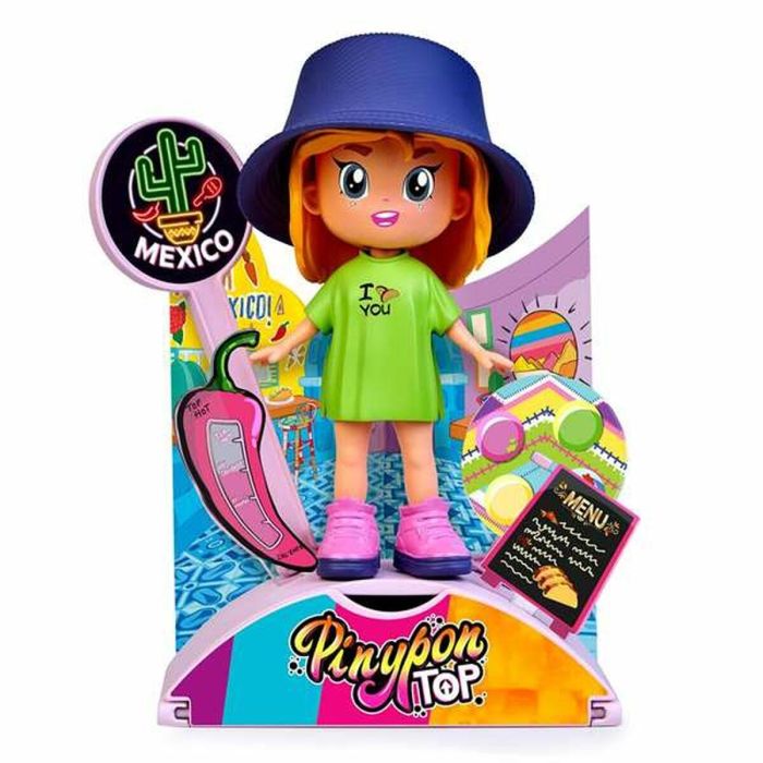 Figura pinypon top foodie. articulada de brazos y piernas con doble cara. - modelos surtidos 10