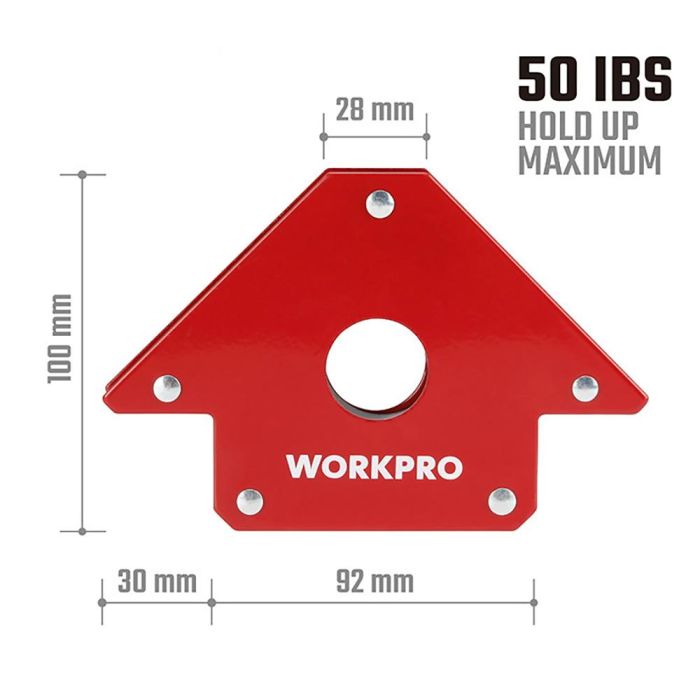 Escuadra magnética de soldadura 100 mm 6