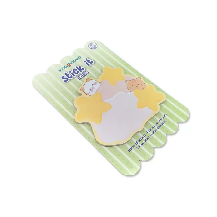 Imaginovo Bloc Notas Adhesivas 70x70 mm Nubes Fantasía 20 Hojas 3