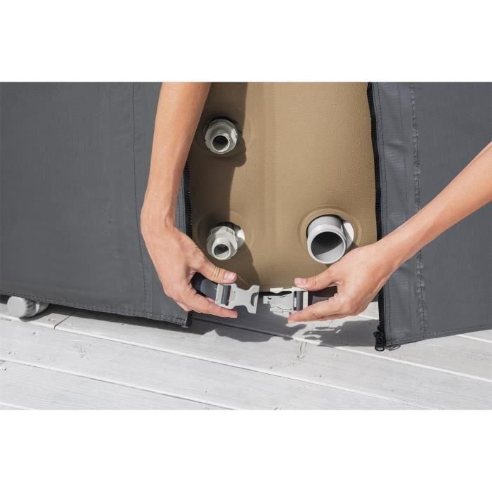 Cubierta térmica para spas redondos 1.96m x 71 cm, compatible con bombas integradas y bombas externas, EnergySense , impermeable 3 Cubierta térmica para spas redondos 1.96m x 71 cm, compatible con bombas integradas y bombas externas, EnergySense , impermeable 3
